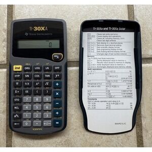 Texas Instruments TI-30Xa Scientific Calculator Back To School WORKS!